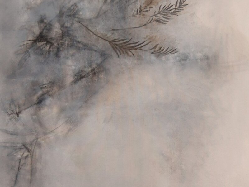 A misty morning fog