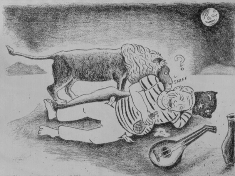The Sleeping Gypsy (after Rousseau)