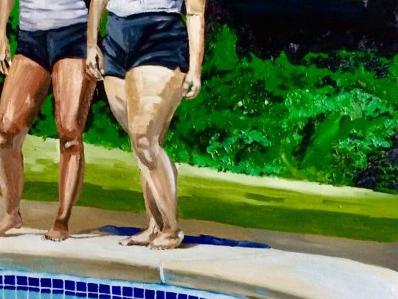 Splash O' Sun in High Waisted Shorts