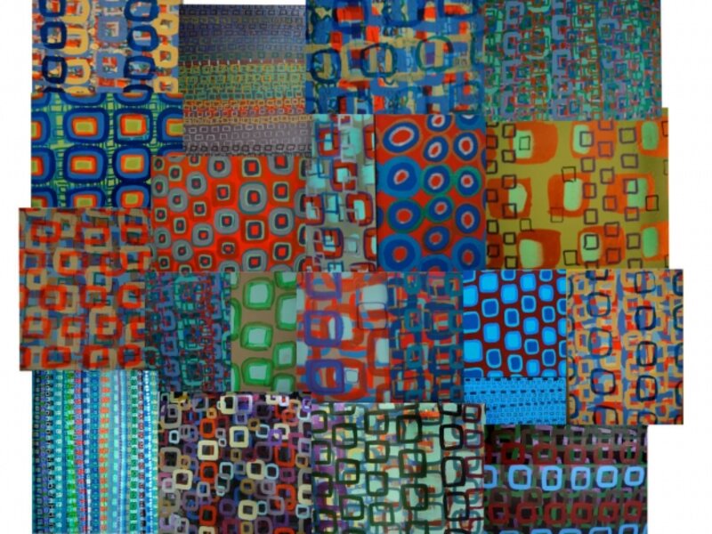 Squares and Circles Juxtapostion l