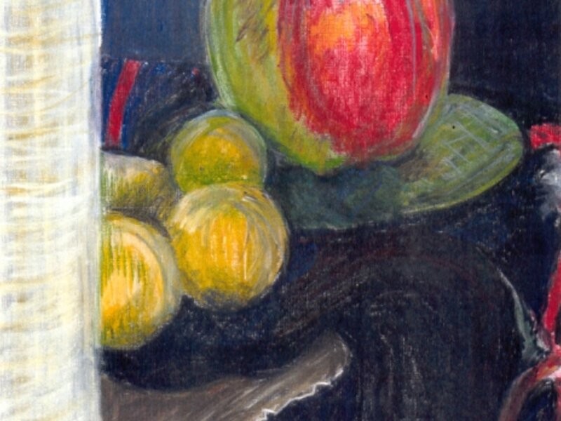 StillLifeApplewithLemons