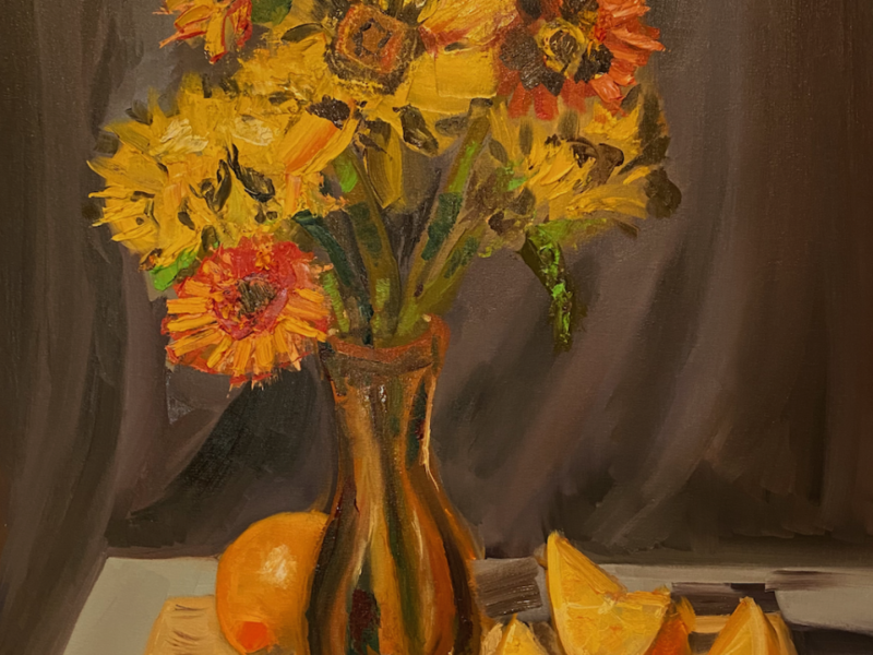 Sunflower Still Life