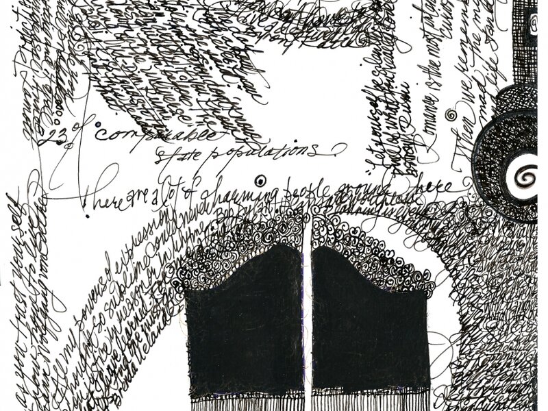 pen, ink, abstract