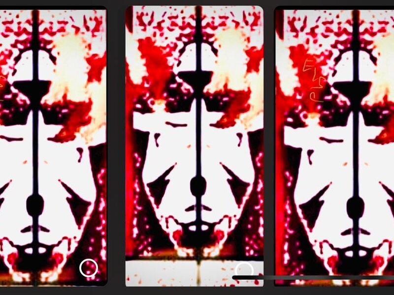 Tryptich of the Pittbull Tommy belonging to a dancing Rusalka on her land promenade 