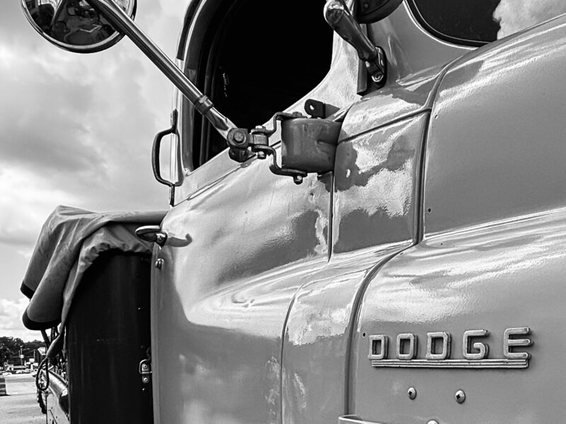 Photograph of antique working truck, August 8, 2026.