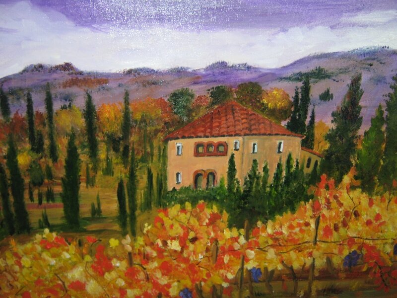 Tuscan Vineyard