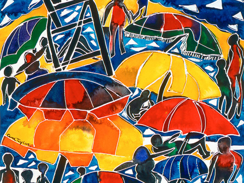 Umbrellas at the Beach