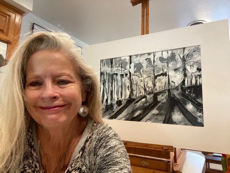 Landscape Value Painting