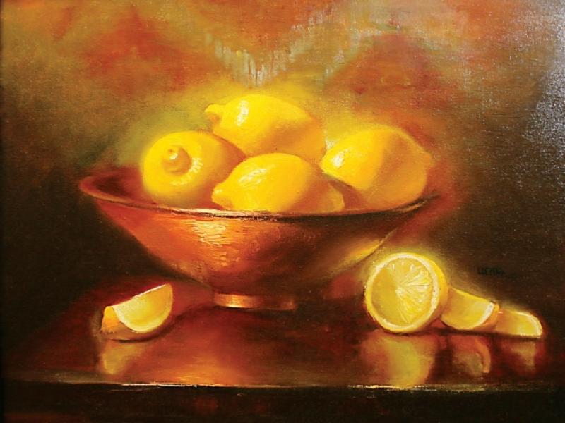 10th Annual Exhibit Lemons in Copper