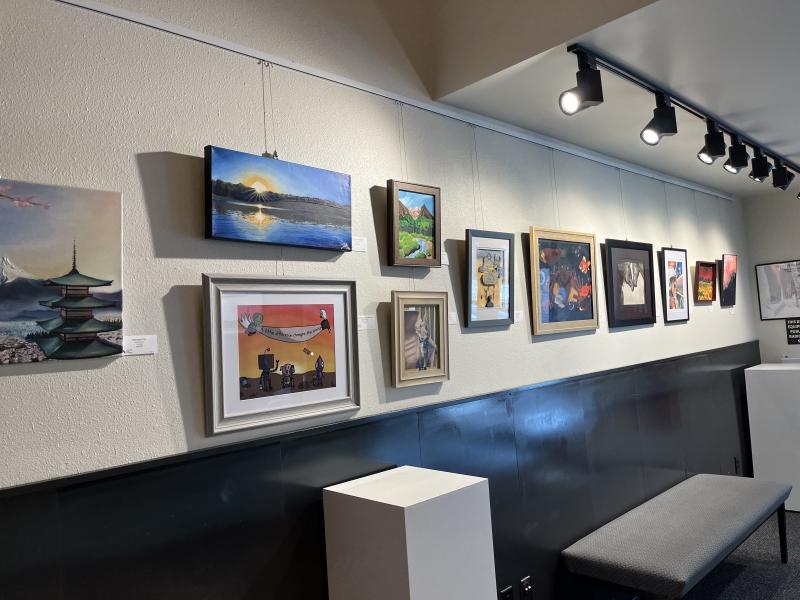 16th Annual Exhibit Wall of Teen Artworks