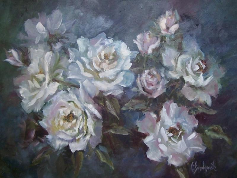 1st Annual Exhibit White Roses