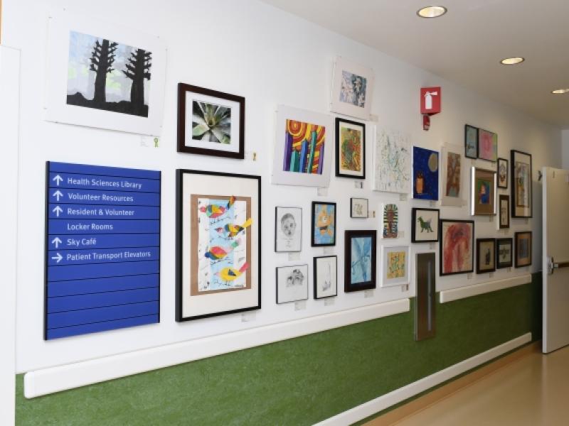 1st Annual Exhibit Youth gallery wall of the 1st Annual NAP Exhibit at the Ann & Robert Lurie Children's Hospital of Chicago