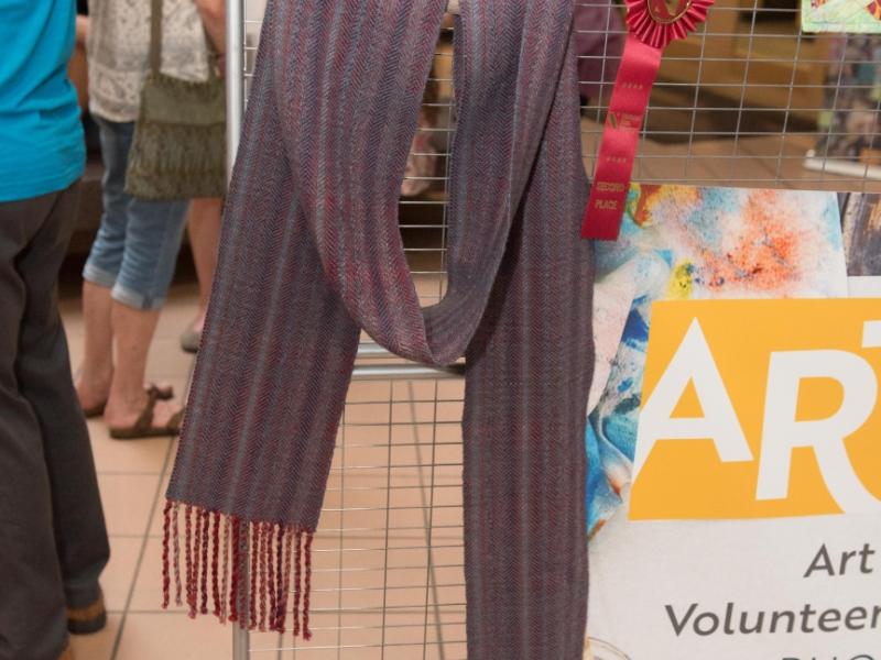 2nd Annual Exhibit Handwoven Scarf