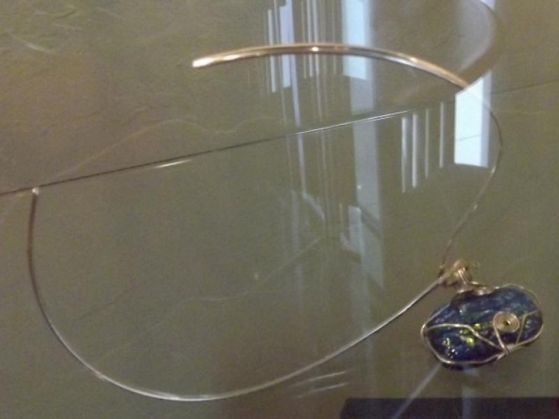 3rd Annual Exhibit Fuzed Glass Pendant