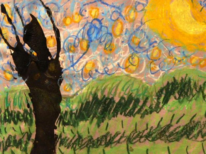 5th Exhibit A 7 Year Old's Interpretation of Van Gogh
