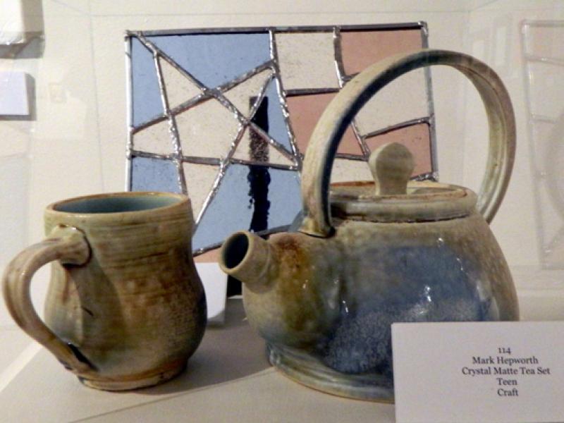 3rd Annual Exhibit Crystal Matte Tea Set
