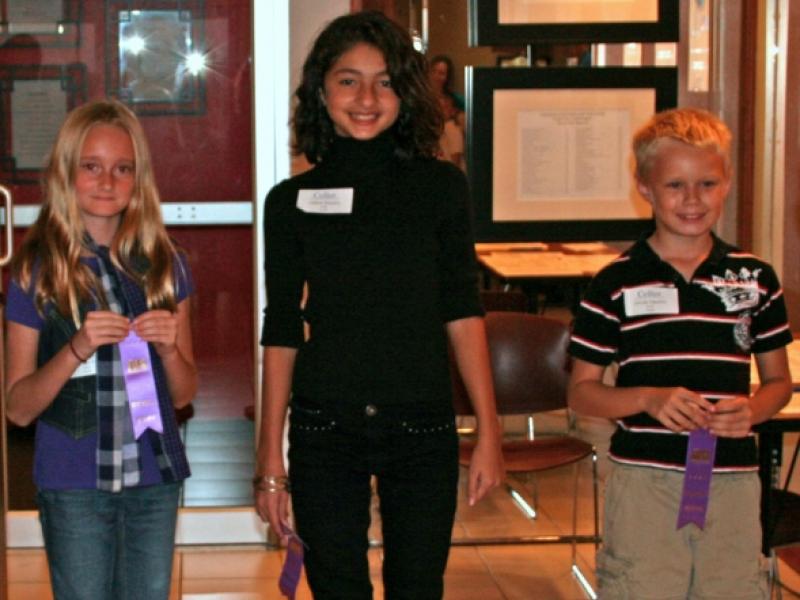6th Annual Exhibit Youth 12 & Under Honorable Mention Winners