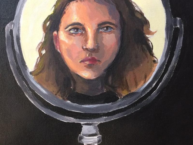 14th Annual Exhibit Girl in the Mirror