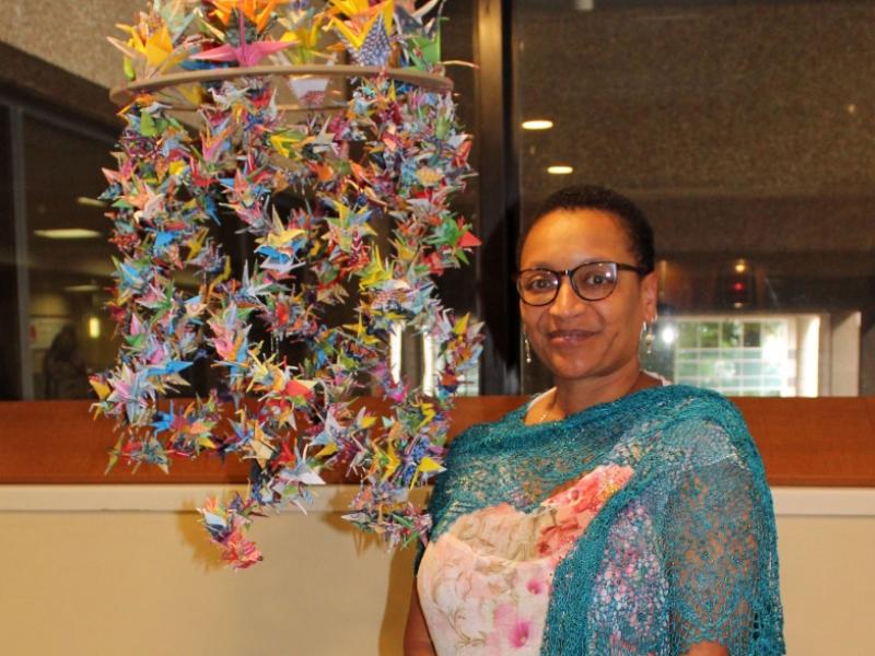 13th Annual Exhibit Origami Cranes for Peace