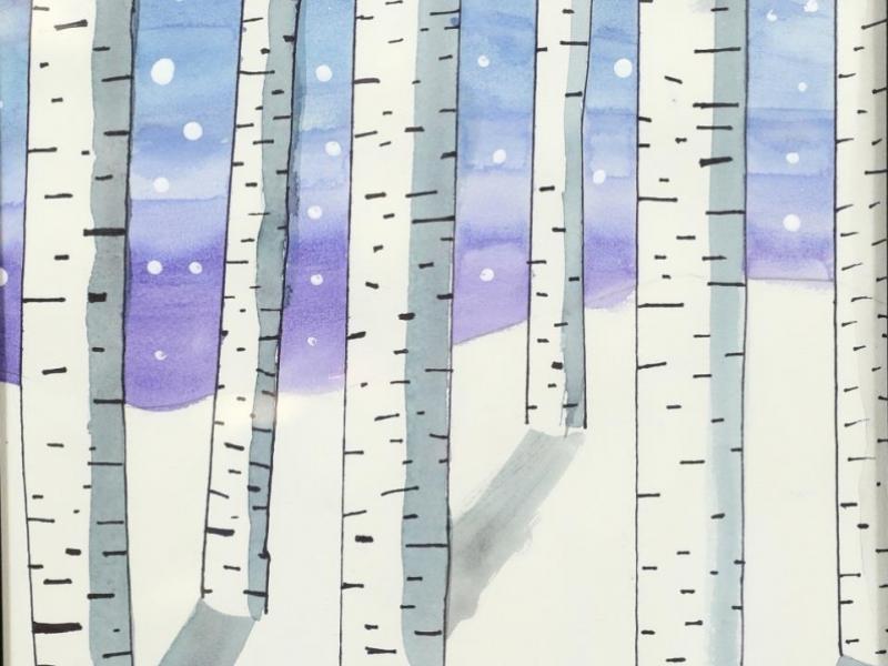 6th Annual Exhibit Winter Trees