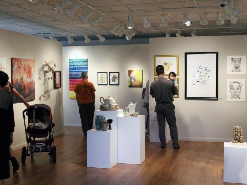 1st Exhibit Attendees experiencing the professionally exhibited show at Kennesaw State University 