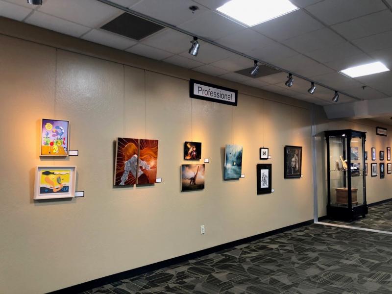 13th Annual Exhibit Wall of Professional Artworks at the 13th Annual Reno-Tahoe International Airport Employee Art Exhibition