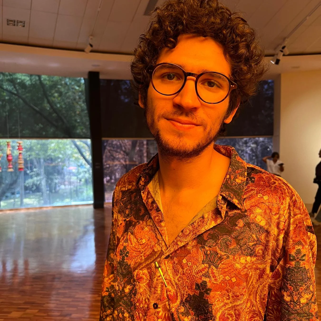 Efren Fernandez visiting Museum of Modern Art, Mexico City