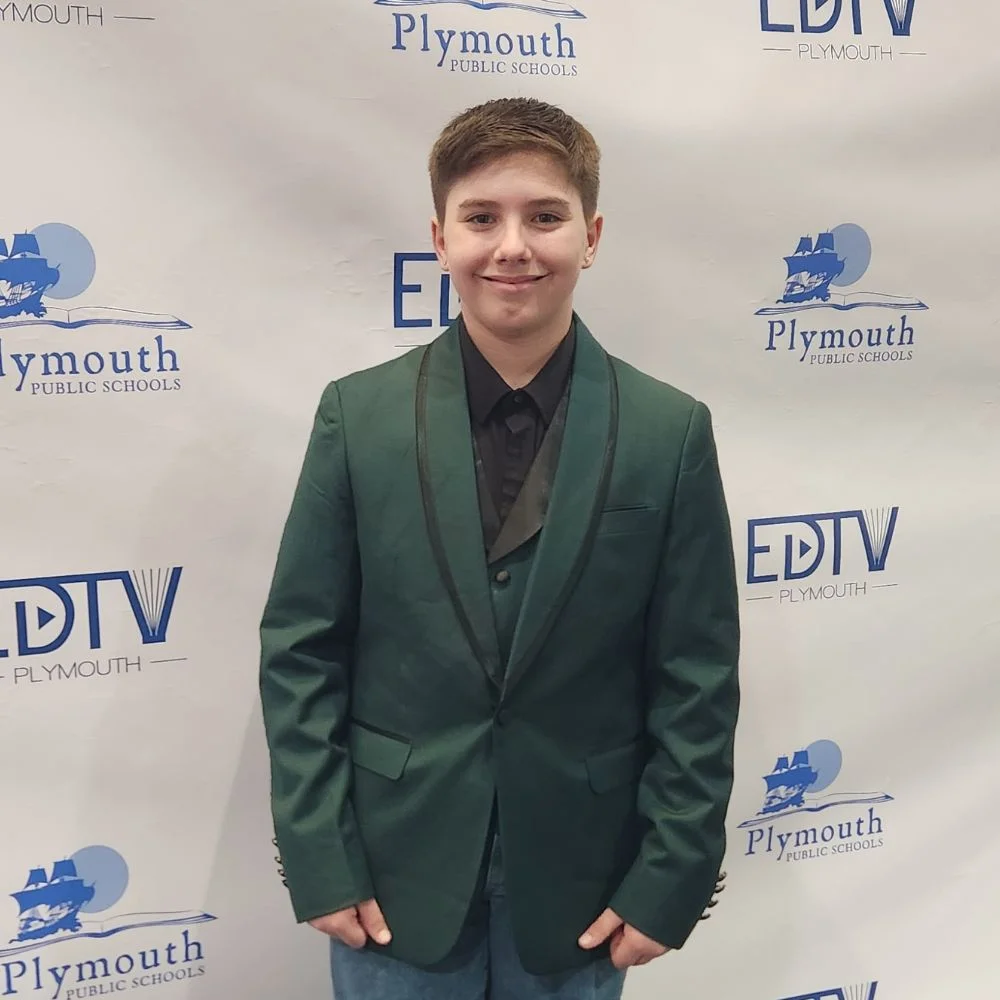 Asher Ryan at the 2025 Plymouth Public Schools Film Festival