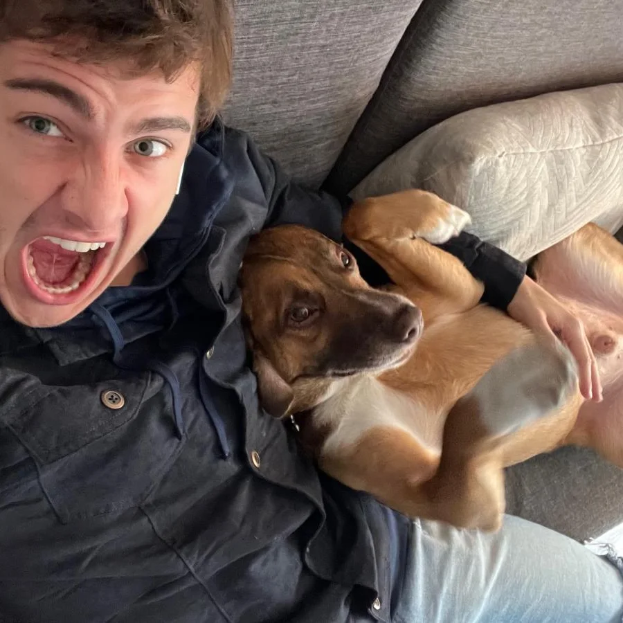 My nephew Monty and I