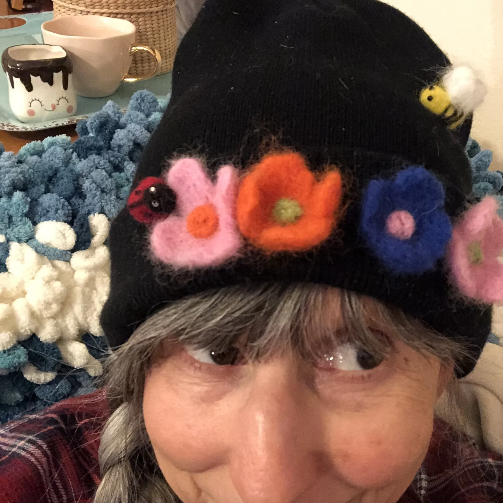 Selfie with hat 