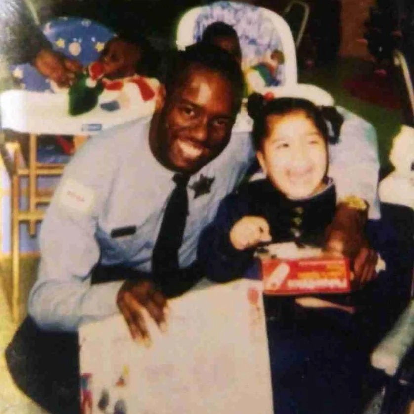 1986 back when I was a rookie beat cop in Chicago "AND" Officer Friendly right here!!