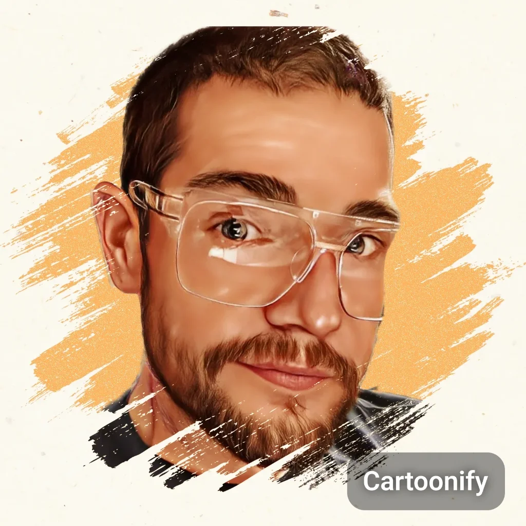 Photo of me I altered with cartoonify