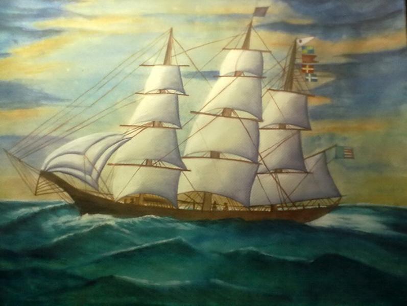 Ship Painting, Seascape painting, Sea painting