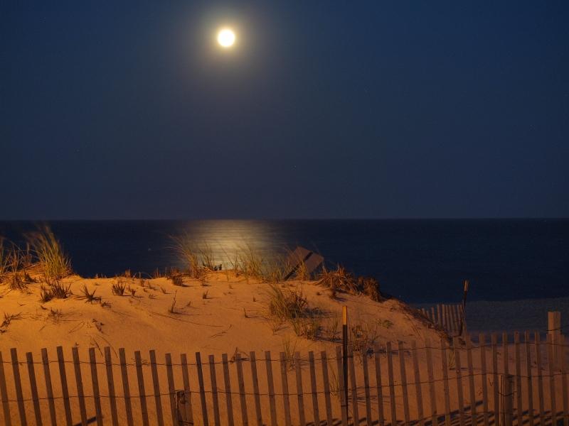 Moonrise over Ocean Beach
