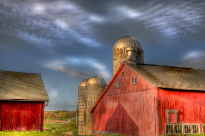 Three Silos