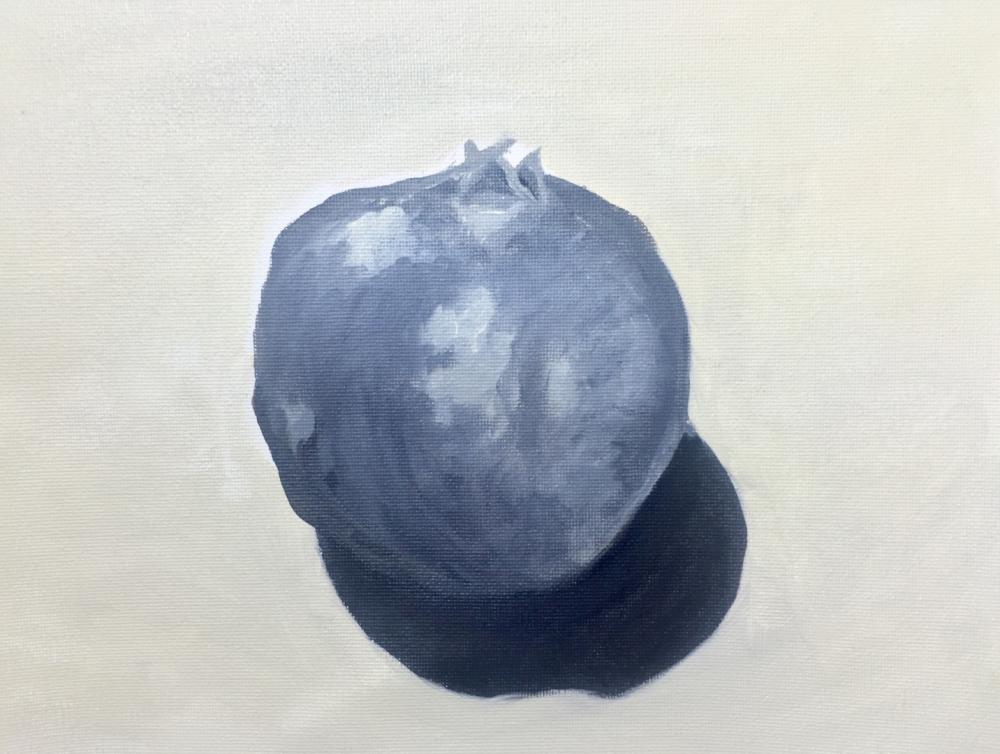 Pomegranate in Grey