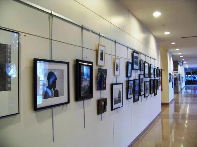 10th Annual Exhibit Just one of the art lined walls of the Charlotte / Mecklenburg Government Center