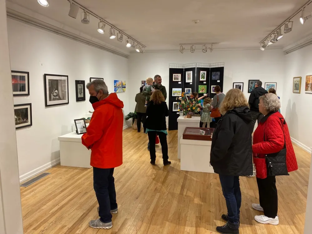 21st Annual Exhibit Gallery View in Marshall Mansion