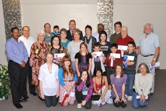 5th Annual Exhibit 2011 Winners at the Awards Reception with Jeff Fegan, CEO