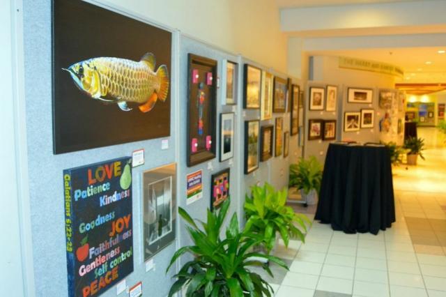 2nd Annual Exhibit Close to 200 pieces of artwork were on display at the 2nd Annual NAP Exhibit at UMMC.