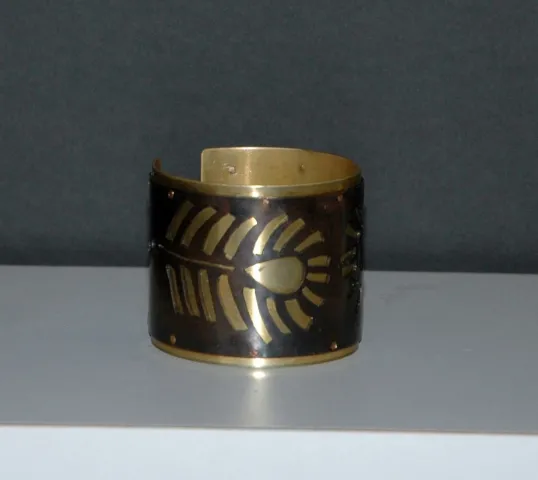 7th Annual Exhibit Feather Cuff