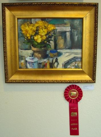 8th Annual Exhibit Chrysanthemums in my Studio