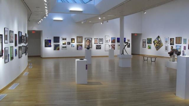 8th Annual Exhibit Artwork from the 8th Annual NAP Exhibition on display at the Mexican American Cultural Center