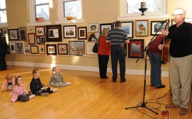 3rd Annual Exhibit 2010 NAP Reception Guests Take in the Show