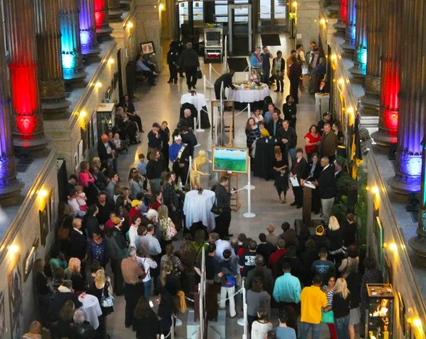 15th Annual Exhibit City of Pittsburgh City-County Building Lobby all a buzz with visitors to the 15th Annual NAP Exhibit