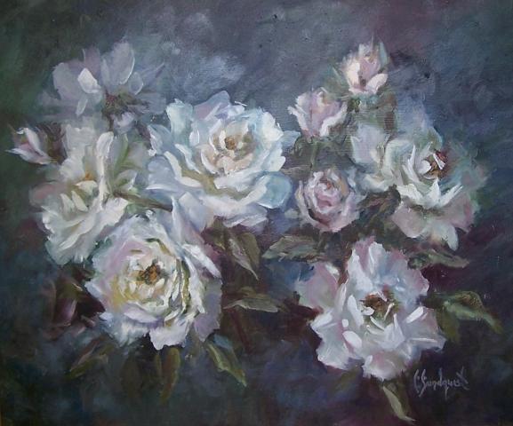 1st Annual Exhibit White Roses