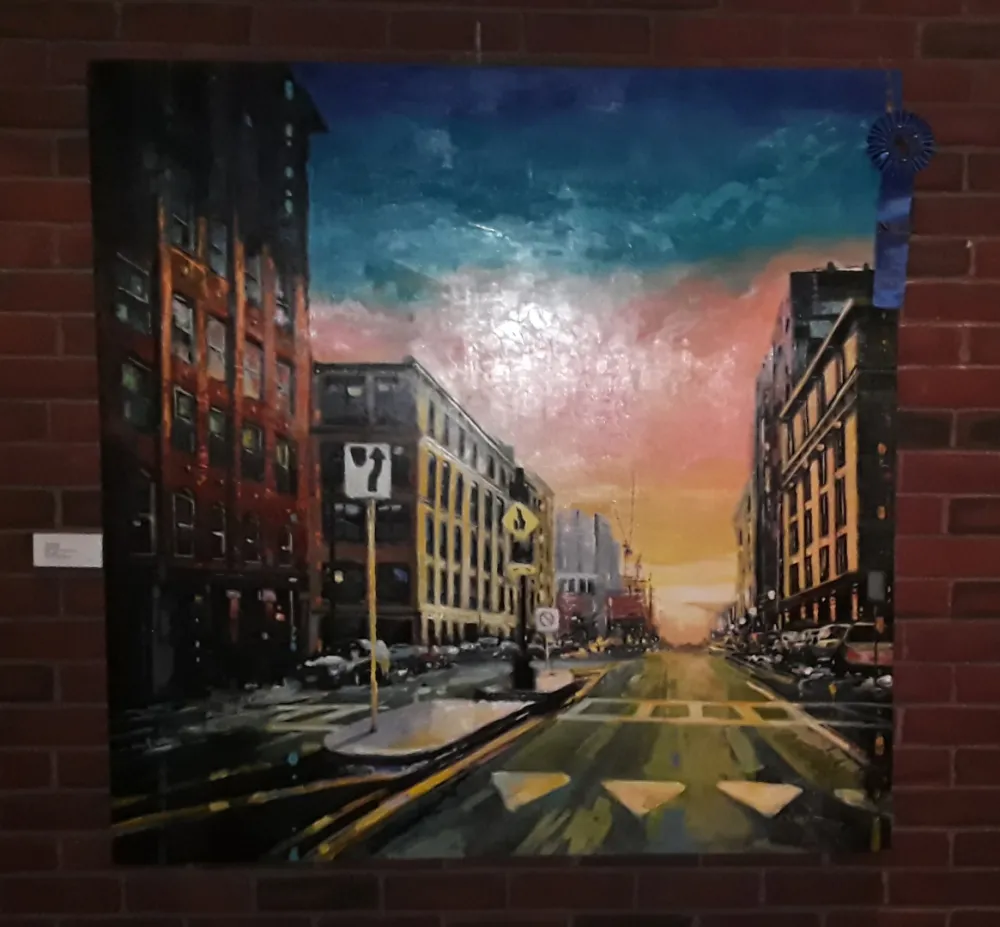 4th Annual Exhibit Winter Sunrise Over Summer Street