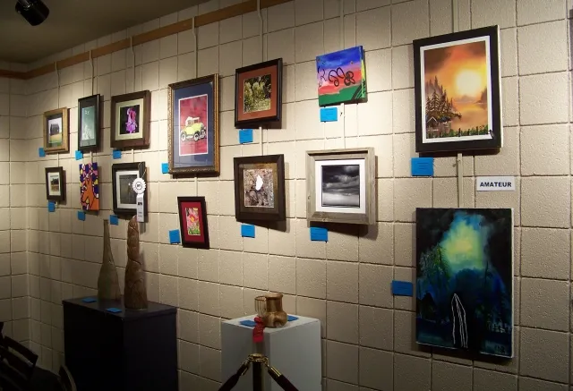 4th Annual Exhibit One of the many art lined walls of the Cheyenne Civic Center