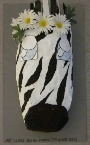 1st Annual Exhibit Zebra Mask