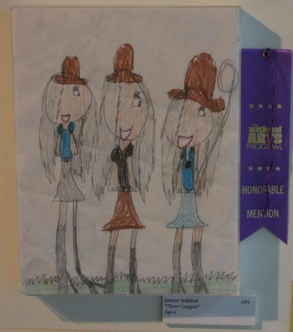 11th Annual Exhibit Three Cow Girls